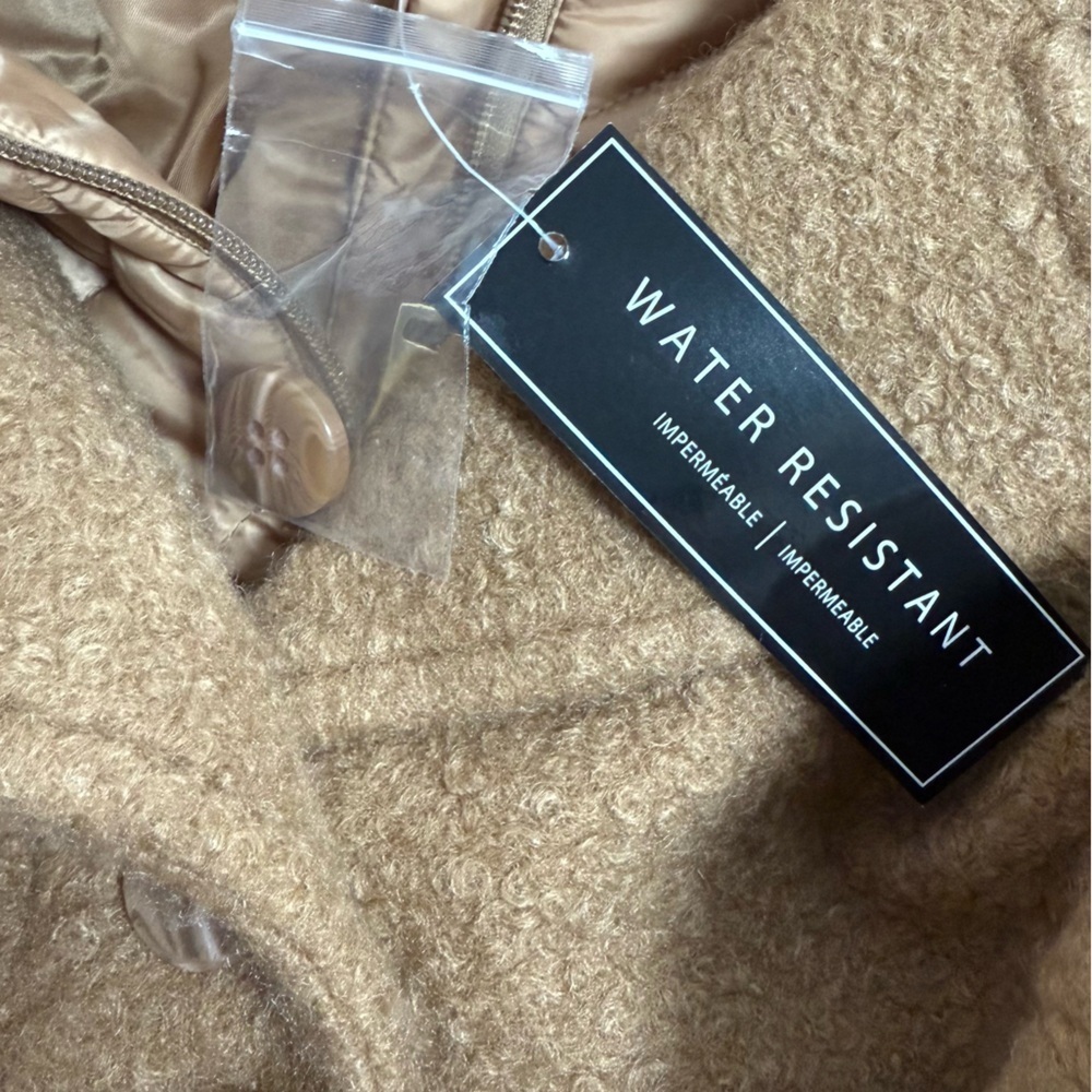 Isaac Mizrahi Live! Boucle Belted Jacket in Camel Size 2X - Picture 5 of 10